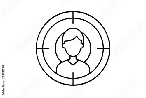 Target Audience With User Avatar In Focus