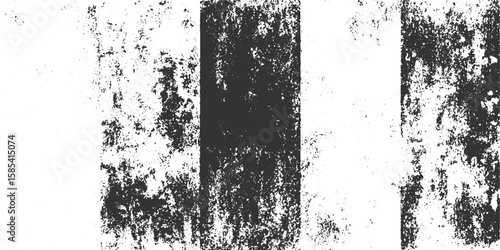 Grungy distressed vertical stripes with textured splatters and smudges grunge abstract