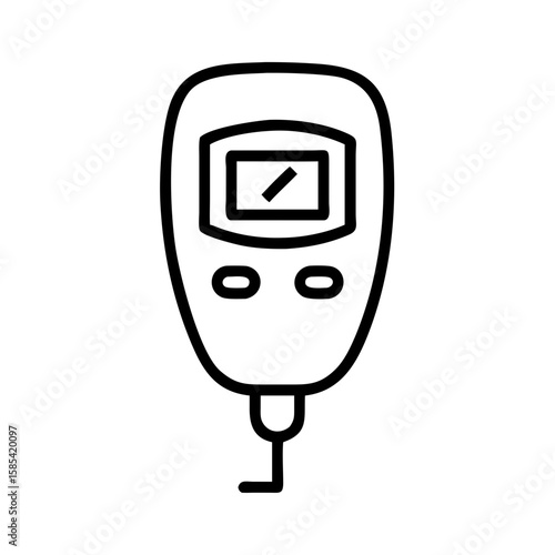 Glucometer medical device for measuring blood sugar levels  