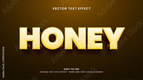 honey editable text effect
