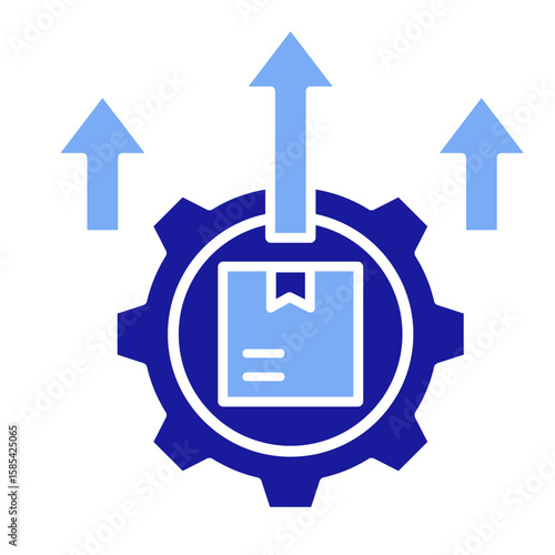 Mass Production  Icon Element For Design
