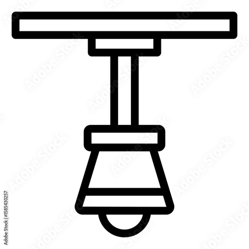 ceiling lamp icon
