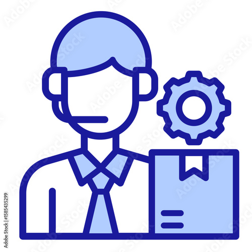Customer Service  Icon Element For Design
