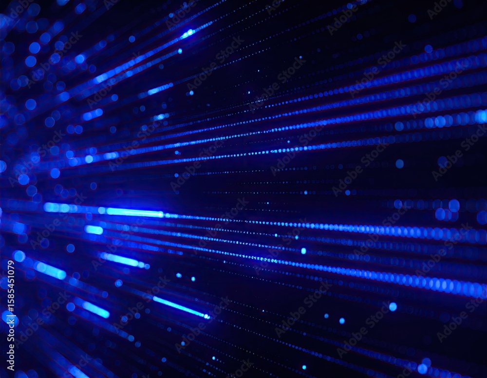 Fototapeta premium Abstract digital lines radiating outward