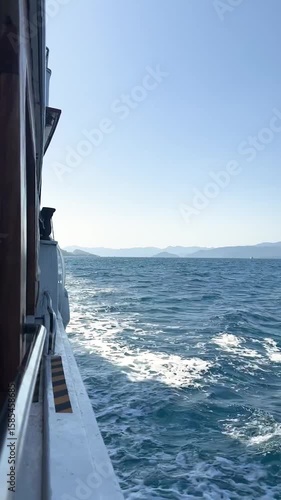 cruise ship in the sea