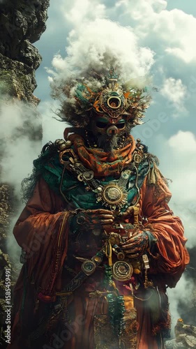 Wallpaper Mural An image of a man in a steam suit with a steam mask on his face Torontodigital.ca