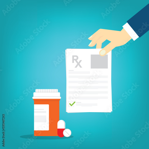 Prescription medicine bottle