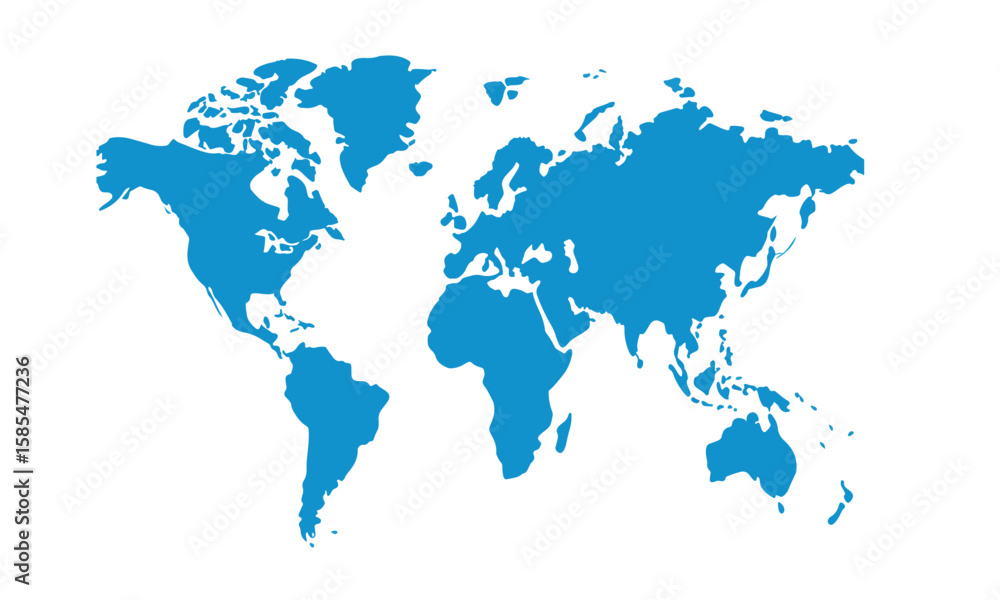 Fototapeta premium World & Bangladesh Map Vector Set 