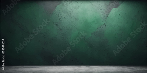 Grunge textured old concrete wall background with vintage dark rough surface
