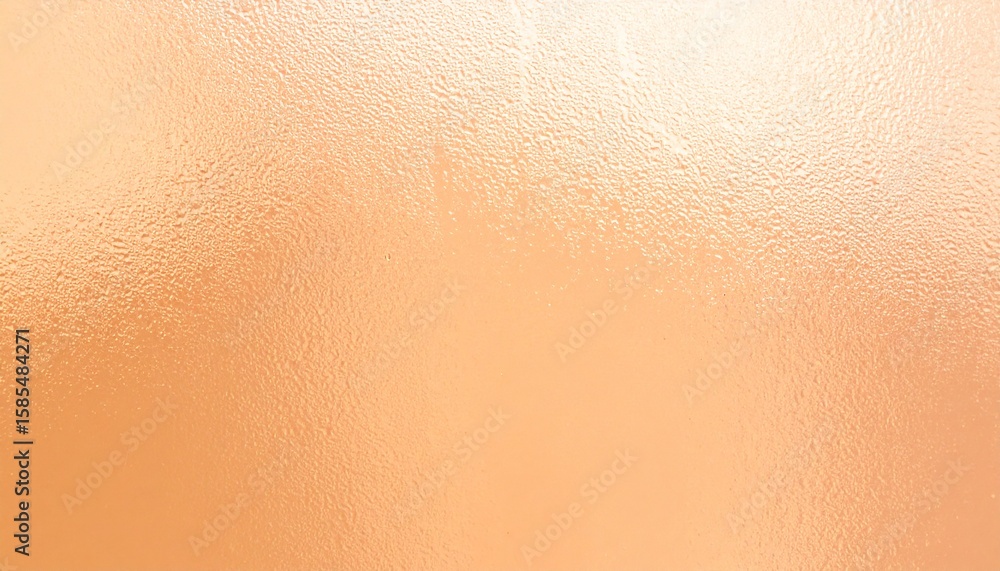 Fototapeta premium Orange Frosted glass texture with soft blur effect and subtle water condensation