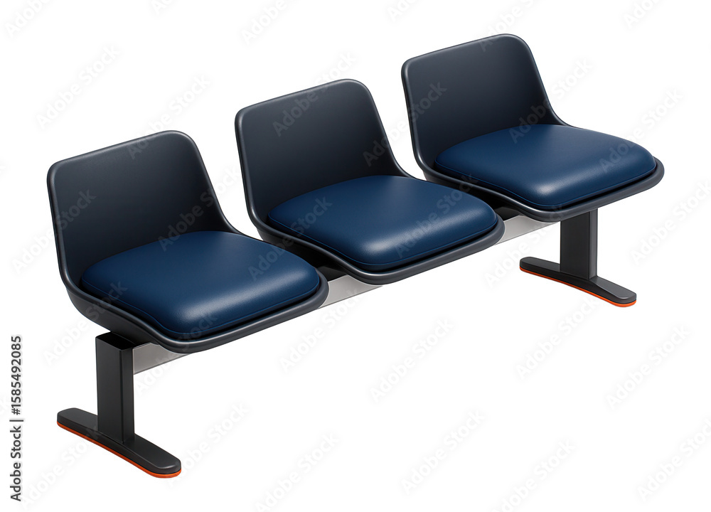 Fototapeta premium Standing area featuring modular seating that can be reconfigured