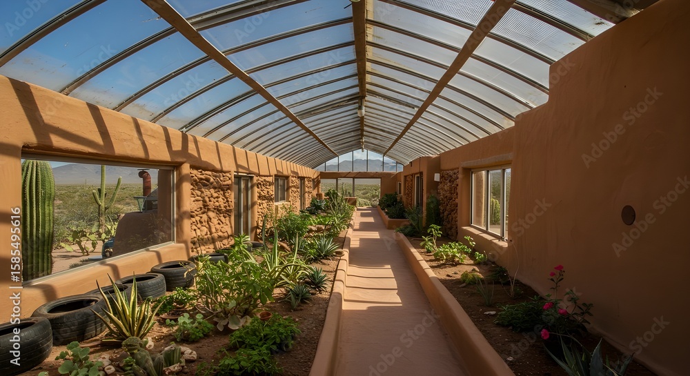greenhouse with plants greenhouse with plants