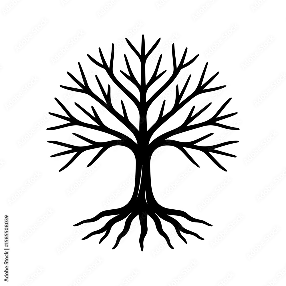 Obraz premium tree vector