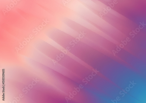 abstarct background of digital watercolor sharp lines in gradation of blue purple magenta peach cream orange traditional tenun balinese dye batik technique fabric weaving design style wallpaper