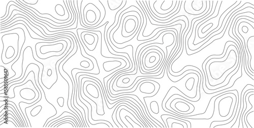Vector illustration. Abstract contours form digital landscape, mimicking terrain of technological advancements and innovation. Concept of technology, science. Wallpaper. Pattern.
