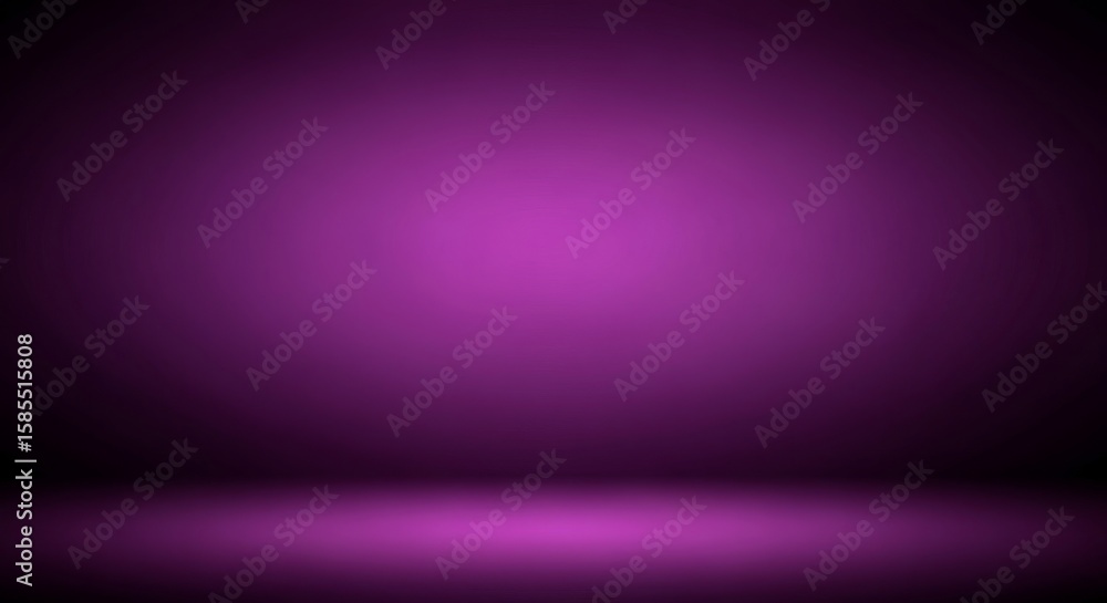 Obraz premium Vibrant purple background with soft lighting, creating a mood for artistic presentations or displays