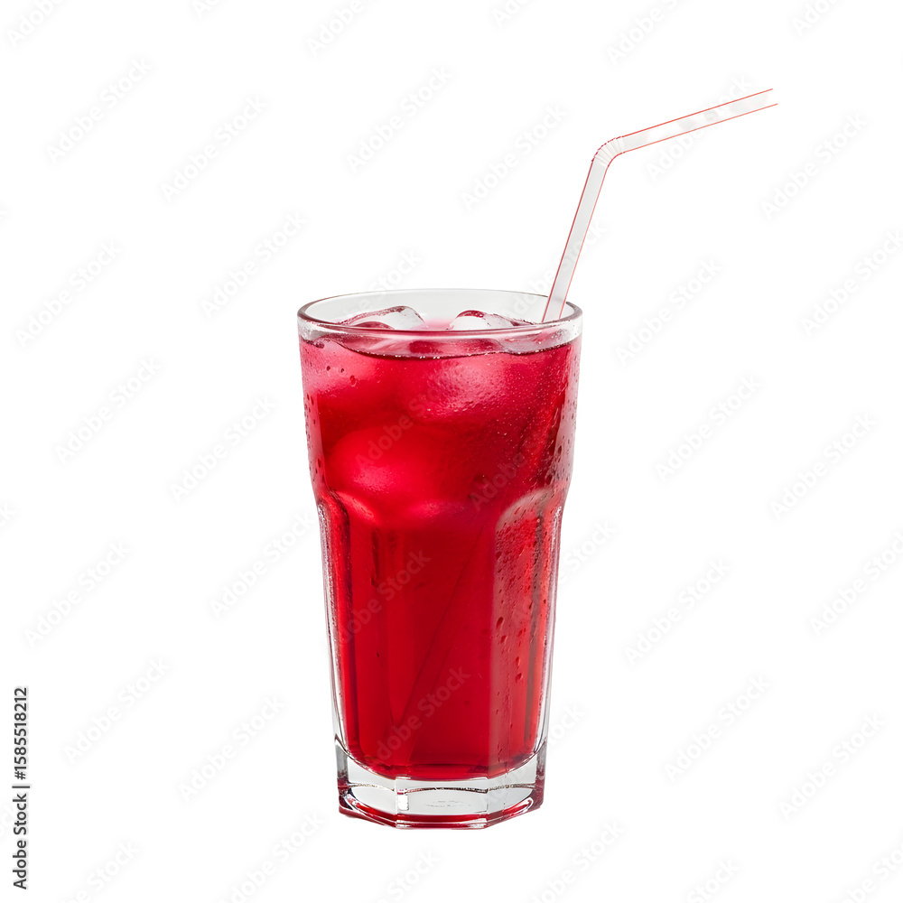 custom made wallpaper toronto digitalRefreshing red drink with ice cubes