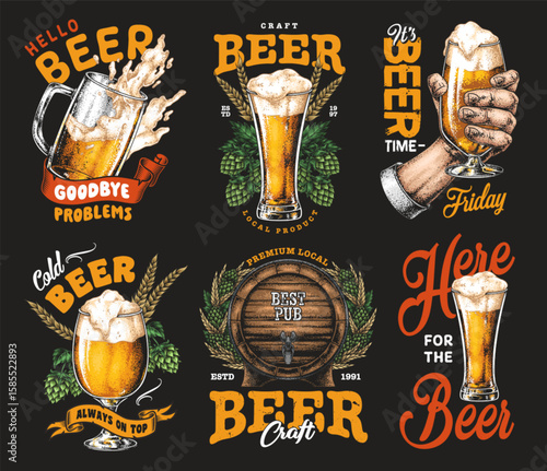 Craft beer designs for fun and enjoyment