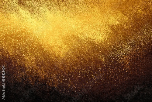 Golden Glitter Background. Shimmering gold texture creating a luxurious and vibrant atmosphere.