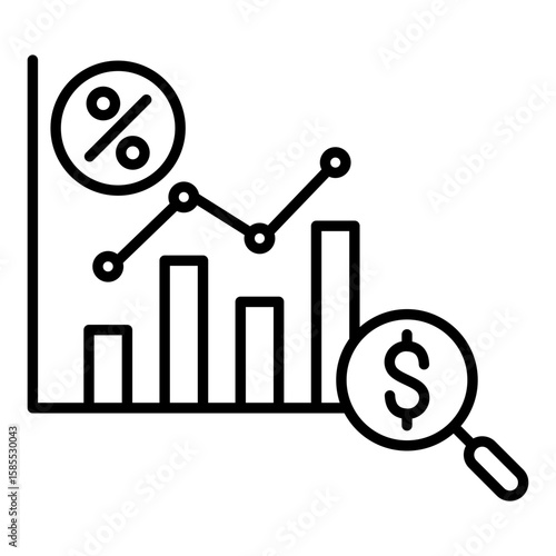 Ebitda Icon Vector Illustration