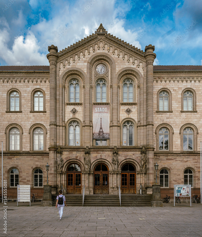 Obraz premium A cloudy day in Goettingen