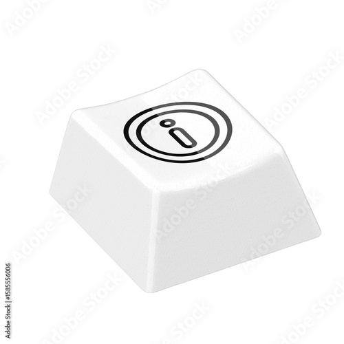 computer keyboard with exclamation mark key