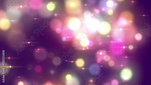 abstract background with bokeh 4K