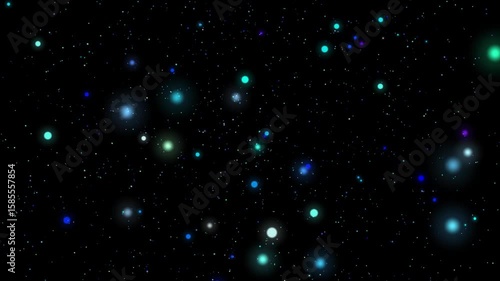 abstract blue background 4K