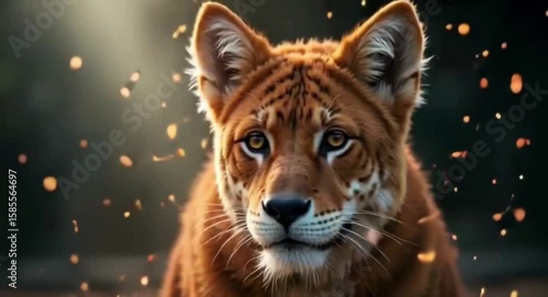 portrait of a wild tiger