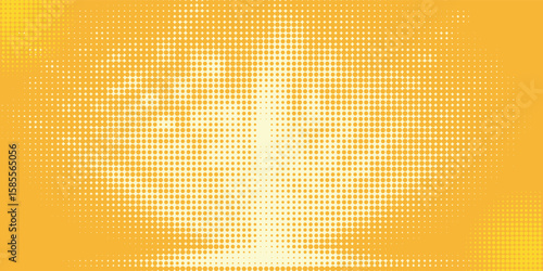 Yellow background of the Book in comic style pop art superhero. Pop art yellow comics book cartoon for comic superhero text, speech bubble, message.