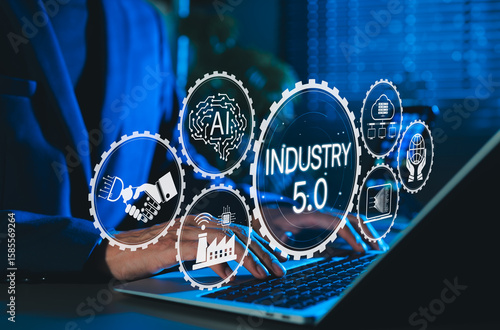 Принти на полотні Industry 5