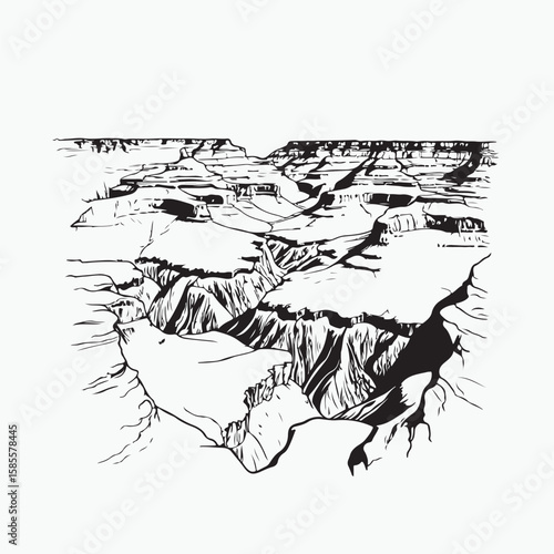 sketch of the great canyon