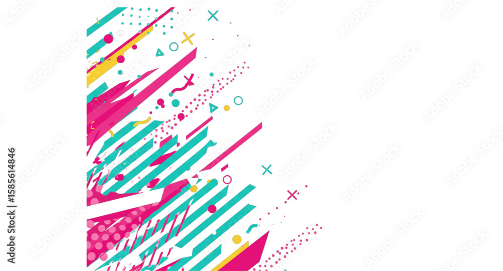 Fototapeta premium abstract colorful background with lines