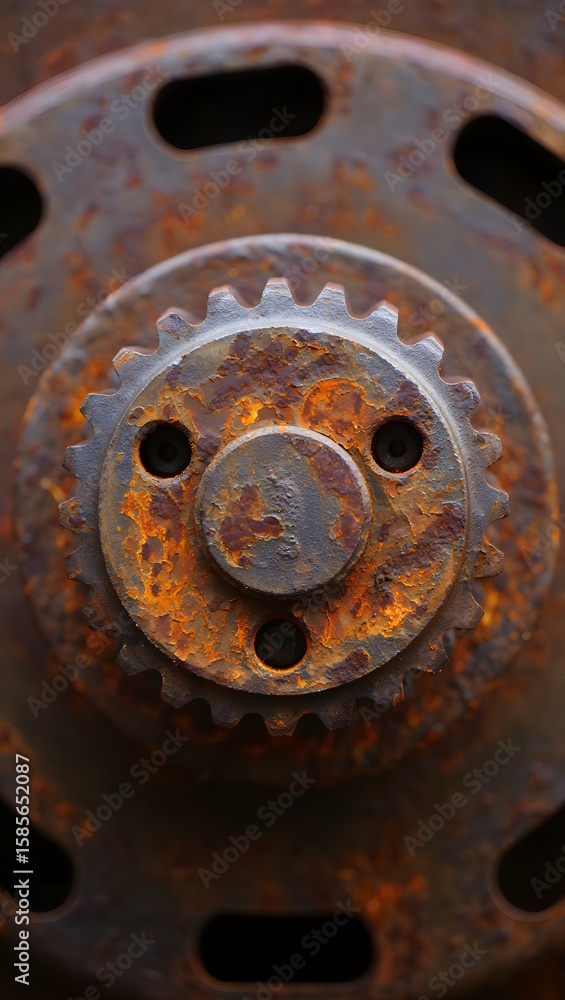 Rusty gear wheel industrial machinery old metal texture vintage equipment engineering design part aged Rusty gear wheel industrial machinery old metal texture vintage equipment engineering design part aged