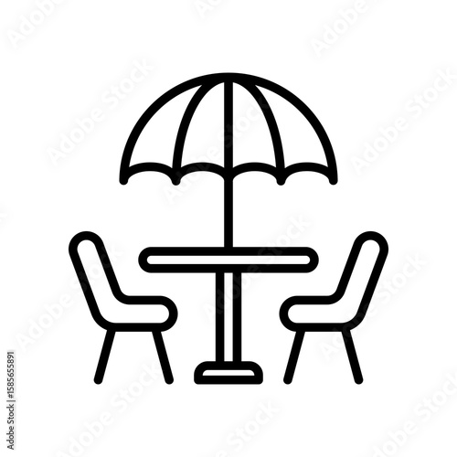 Outdoor Seating Icon