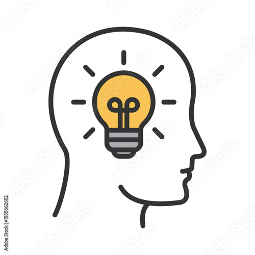 Competency Icon Vector Illustration Color Version