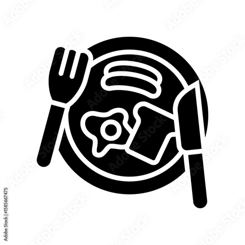 Breakfast Plate Icon