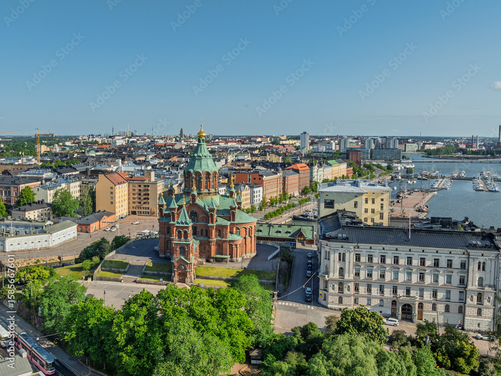 Fototapeta premium Uspenski cathedral in Helsinki, Finland