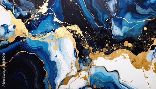 Abstract marbled design (3)