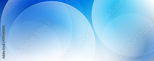 Abstract gradient background with circular line pattern. modern