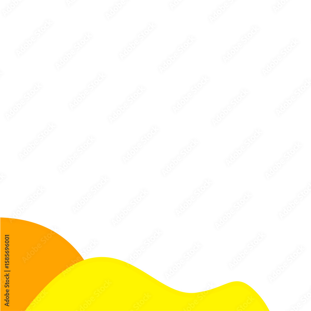 Obraz premium Orange Yellow Border