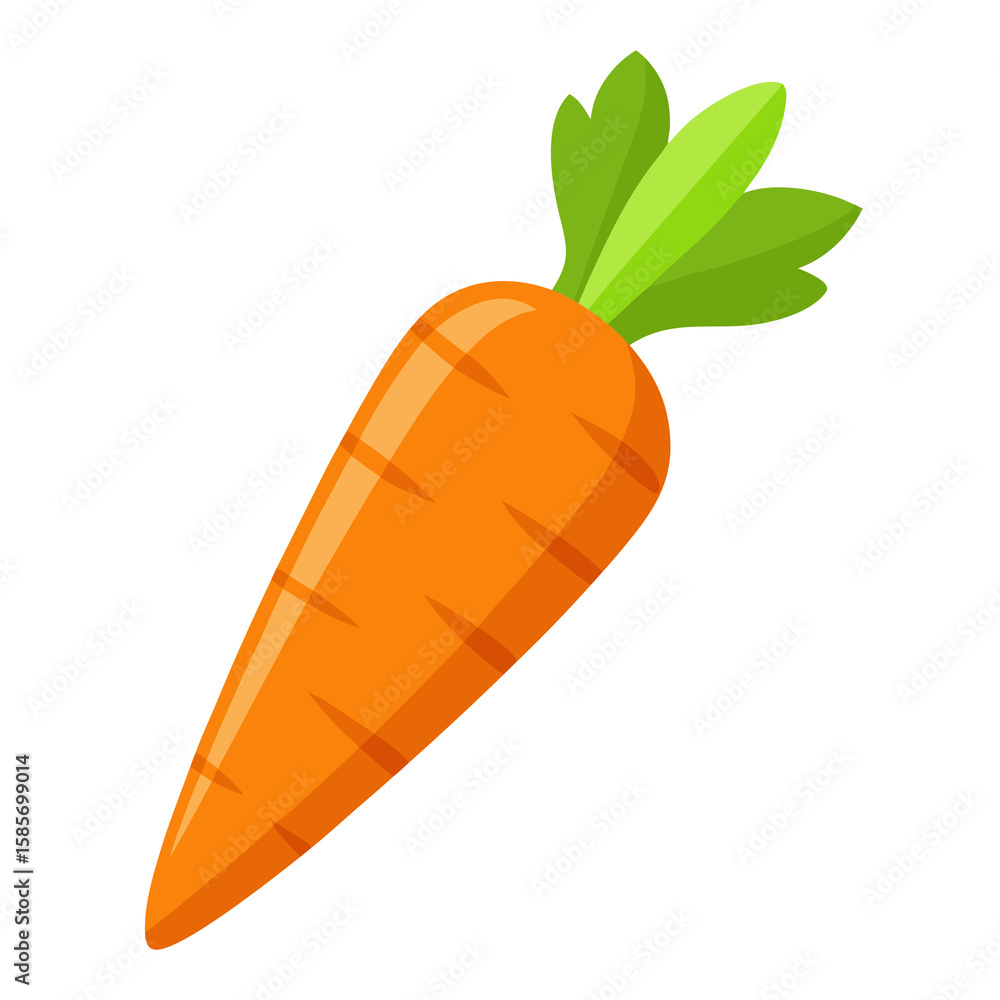 Flat Carrot Design Transparent PNG File Flat Carrot Design Transparent PNG File