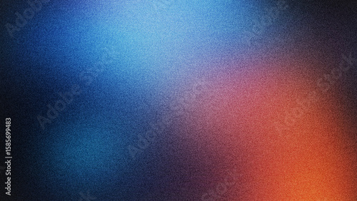 Photo of a striking gradient background features a blend of deep blue and vibrant orange, creating a dynamic and textured design