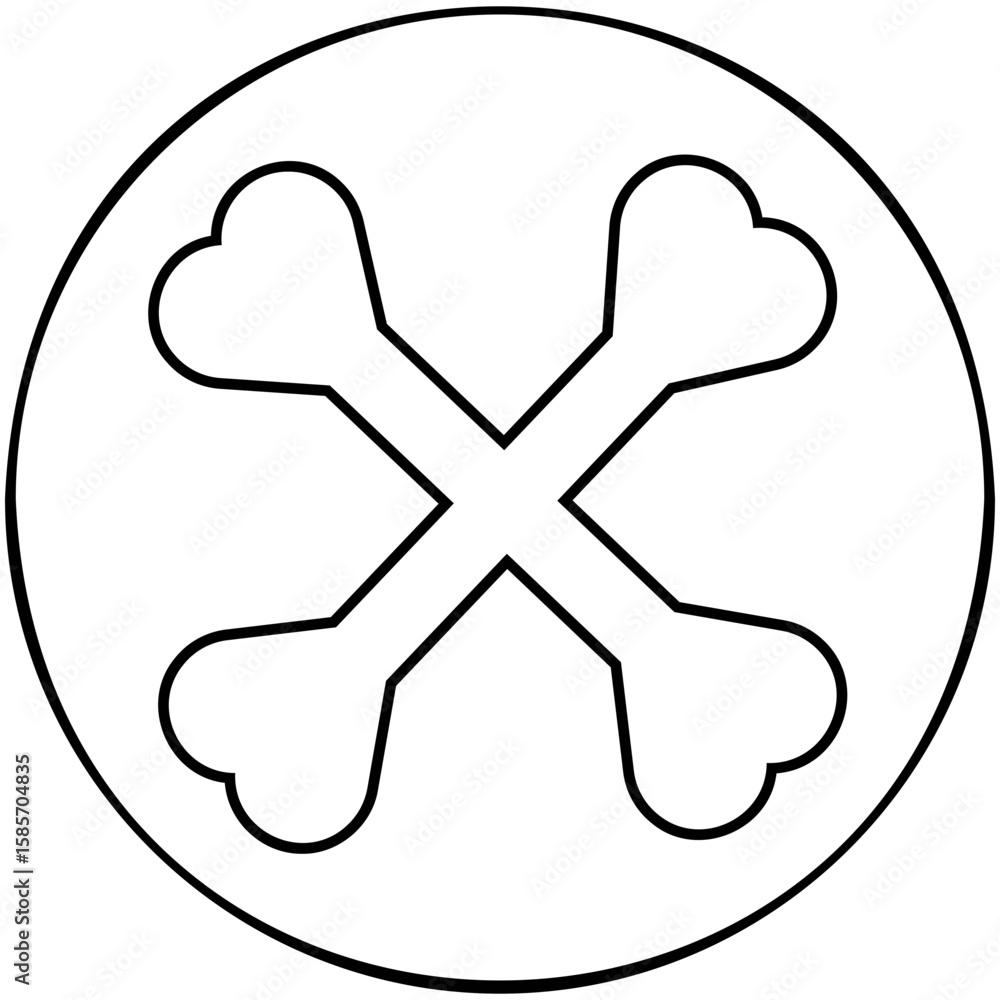 Fototapeta premium Danger Icon