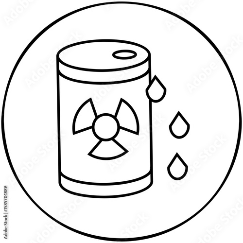 Chemical Spill  Icon