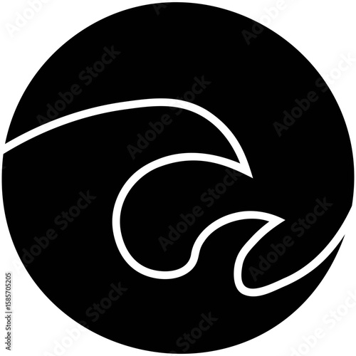 Tsunami Hazard Icon