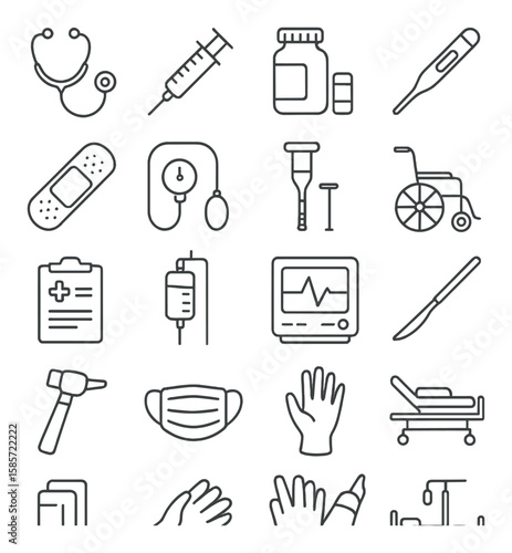 Cozy home icon collection. simple home comforts: armchair, pillow, coffee, cat, lamp vector icons