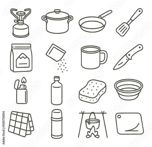 Forum icon collection. simple forum interface icons: thread, comment, reputation, post, reply, badge, vector icons