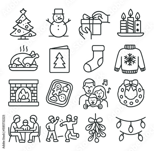 Bachelorette party icon collection. celebration simple line art. ring, crown, lipstick, glass, mask vector icons.