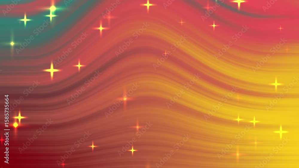 Flujo de Colores Cósmicos con Brillo Estelar